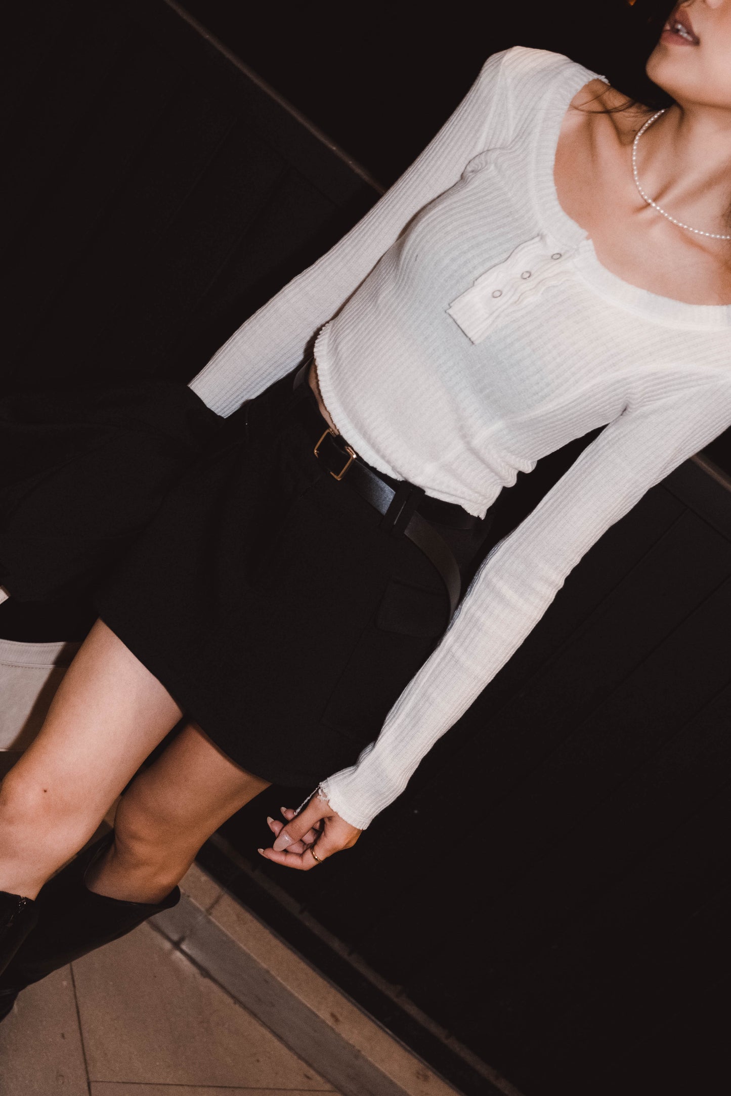 [ 實用item! 西裝短裙 ] Cargo Mini Shirt Skirt