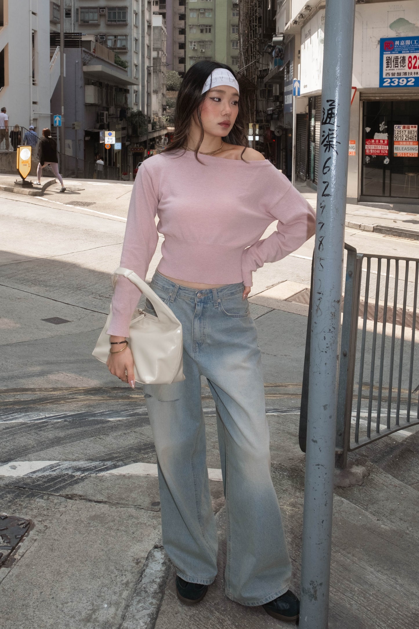 [ 🆕 軟淋淋~ 斜膊軟薄冷衫] Couch Sheer Sweater - 4 colours