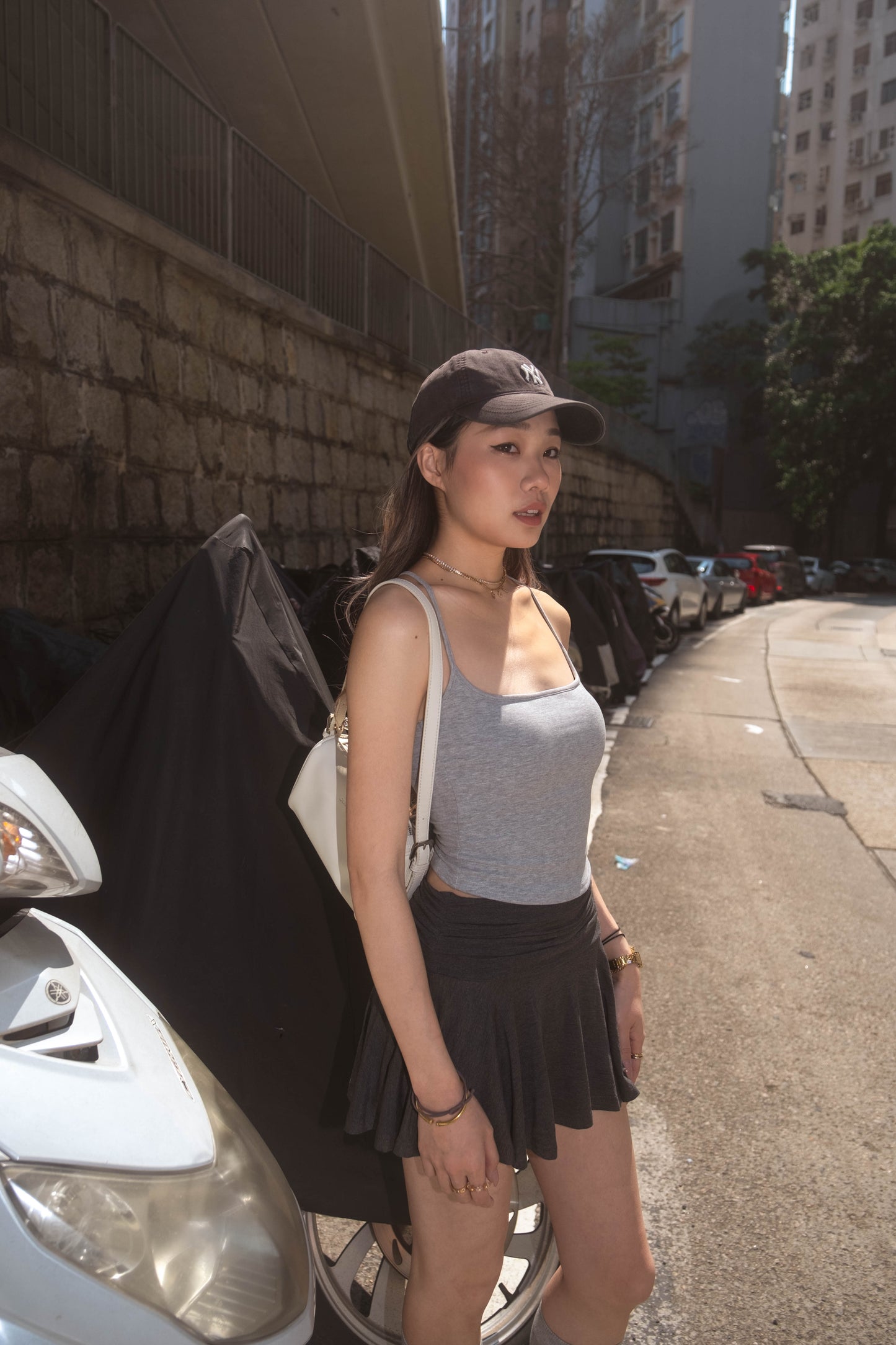 [ 極力推介夏日背心! ☀️⚾️ 超美肩! 超美胸! 彈性工字背心 ] Work Time Padded Tank - 3 colours