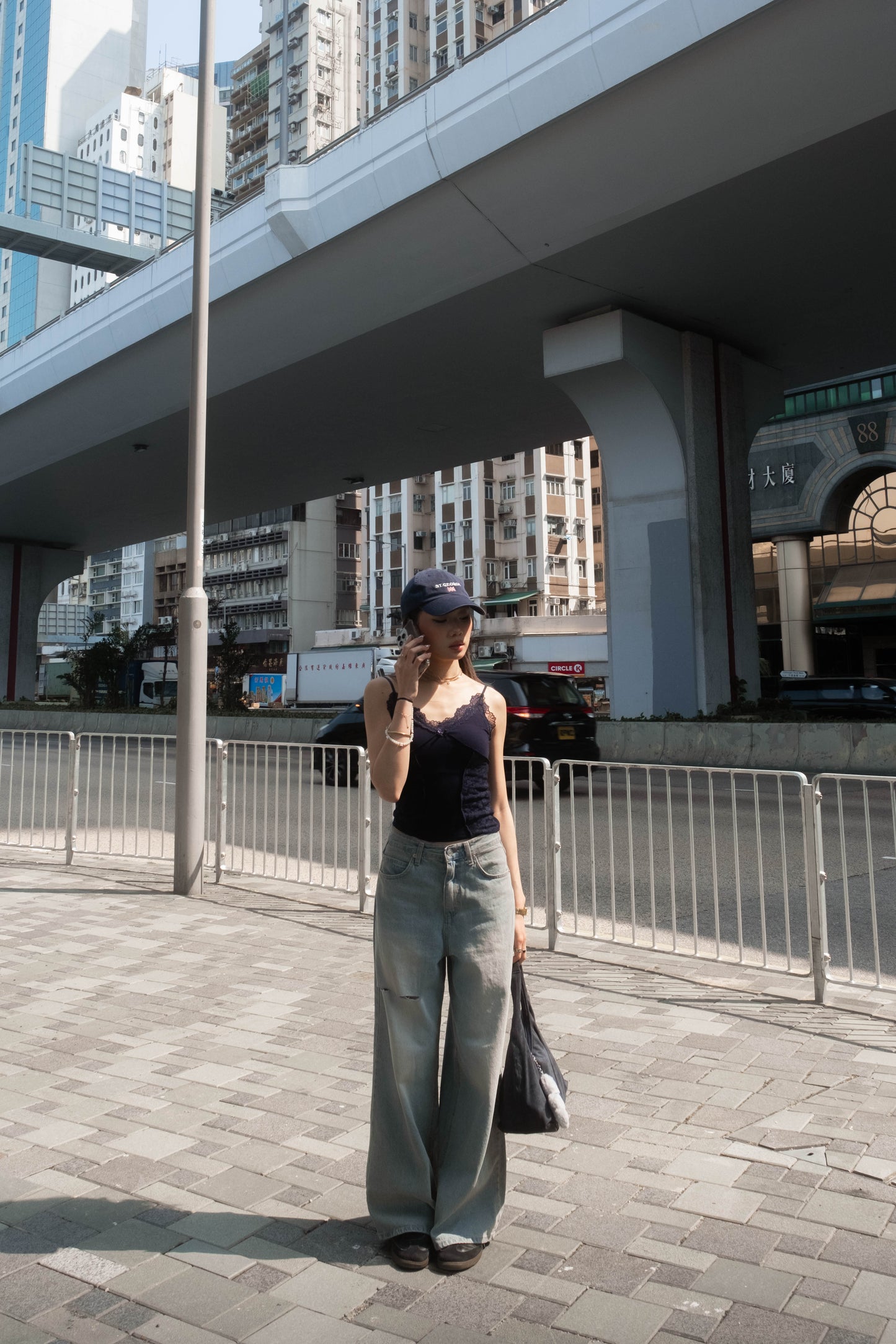 [ 🆕 垂感滿滿⋆˙⟡ 極致慵懶 ] On Me Ripped Baggy Jeans Straight
