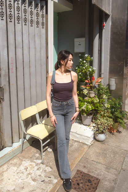 [ 極力推介夏日背心! ☀️⚾️ 超美肩! 超美胸! 彈性工字背心 ] Work Time Padded Tank - 3 colours