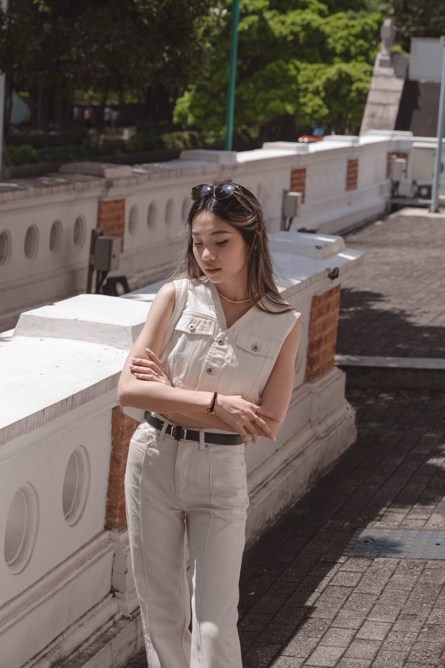 [ 今季必備! 型格夏日 look ! ] White House Denim Vest