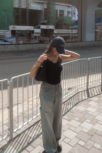 [ 🆕 垂感滿滿⋆˙⟡ 極致慵懶 ] On Me Ripped Baggy Jeans Straight