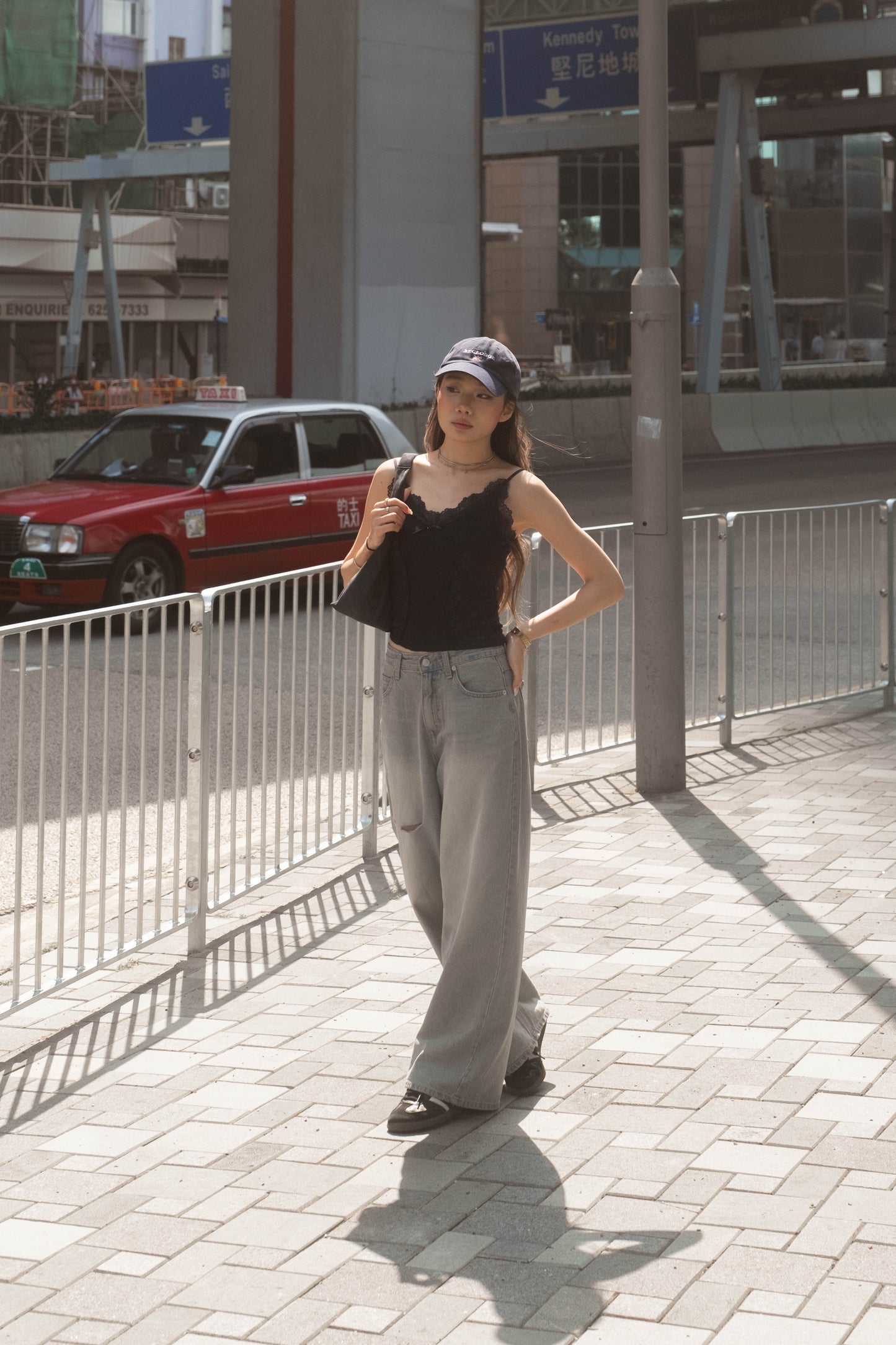 [ 🆕 垂感滿滿⋆˙⟡ 極致慵懶 ] On Me Ripped Baggy Jeans Straight