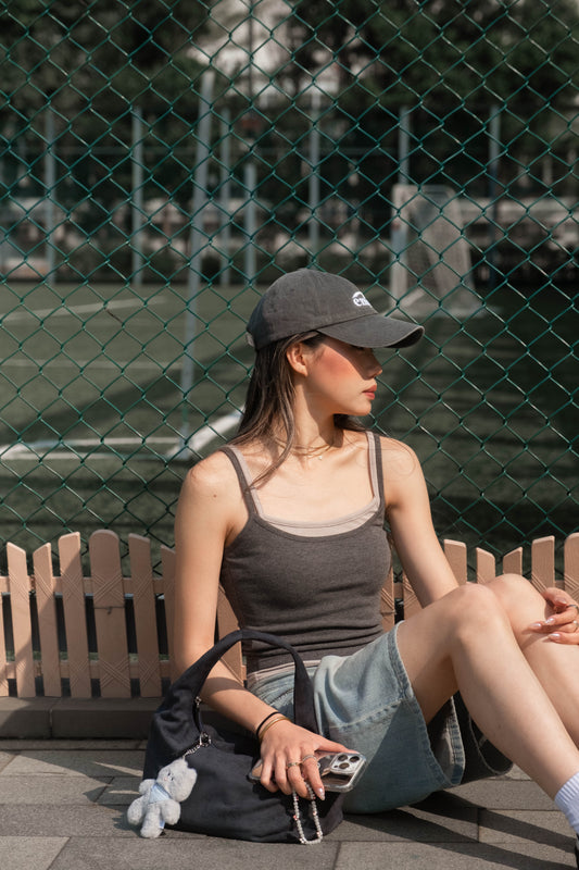 [ 🆕 軟糯百搭吊帶~ 不失小細節 ] Layer on layer Cami - 2 colours
