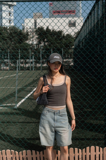 [ 🆕 軟糯百搭吊帶~ 不失小細節 ] Layer on layer Cami - 2 colours