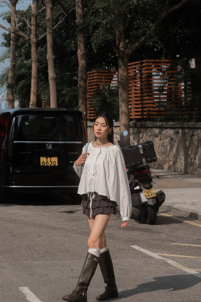 [ 🆕 仙氣飄飄₊˚⋆.ೃ𐦍 ] Cinderella Blouse - 2 colours