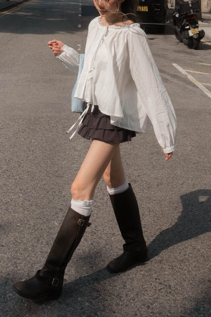 [ 🆕 仙氣飄飄₊˚⋆.ೃ𐦍 ] Cinderella Blouse - 2 colours