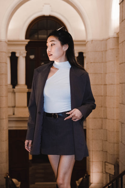 [ 實用item! 西裝短裙 ] Cargo Mini Shirt Skirt