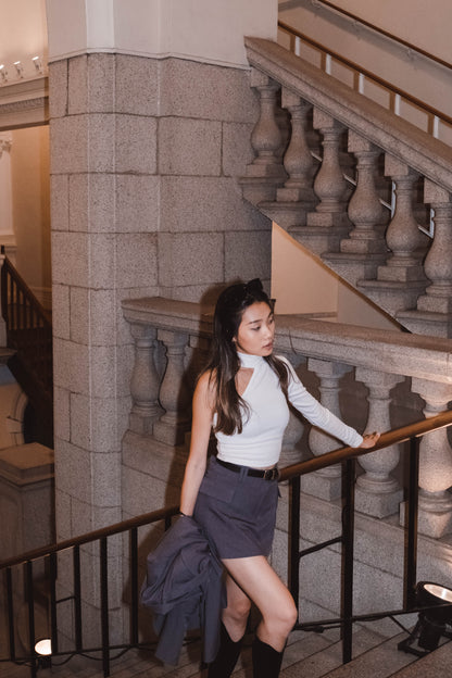 [ 實用item! 西裝短裙 ] Cargo Mini Shirt Skirt