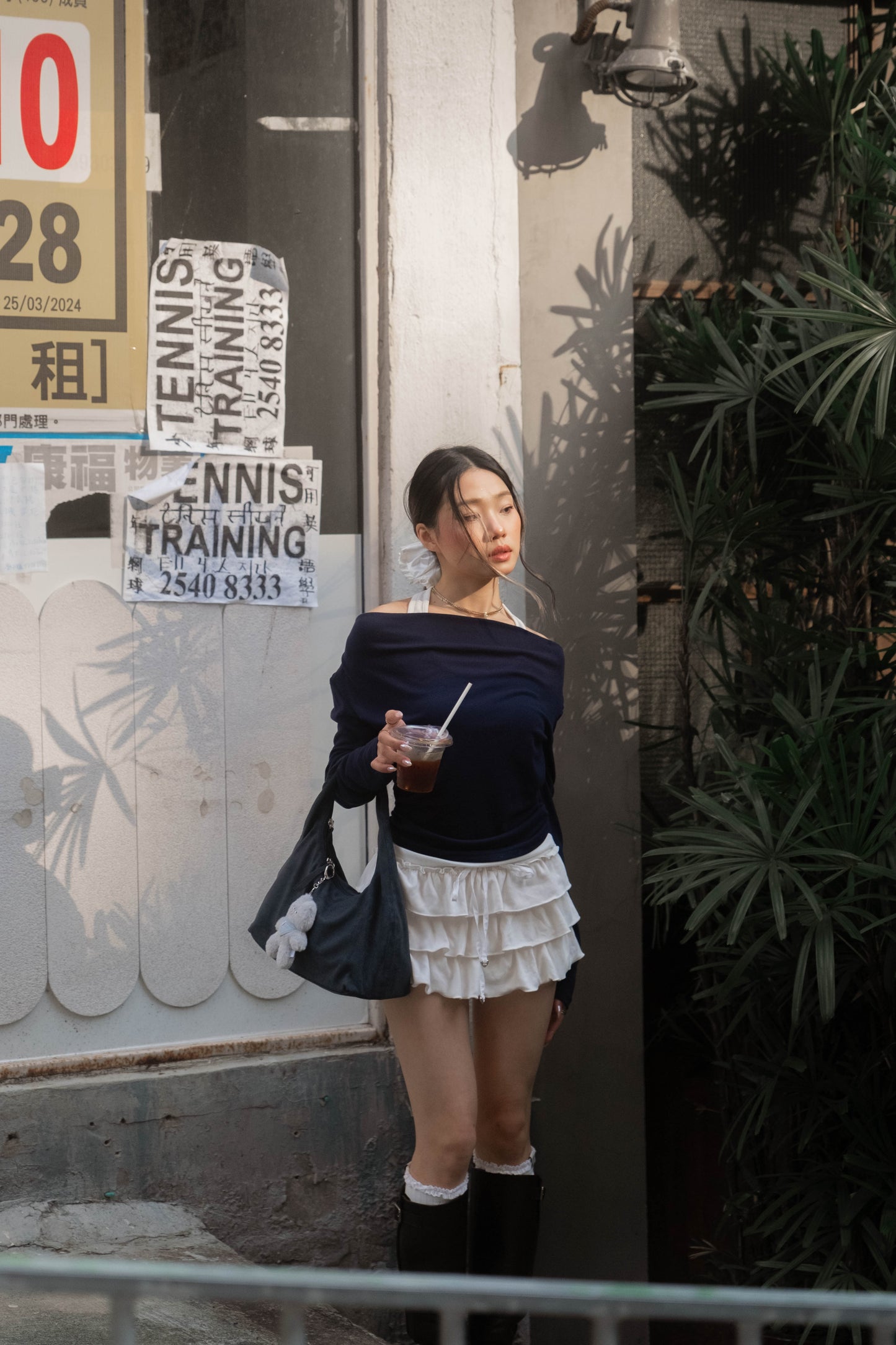 [ 🆕 Clean Fit ۶ৎ 氣質假兩件薄衫 ] States Layering Top - 4 colours