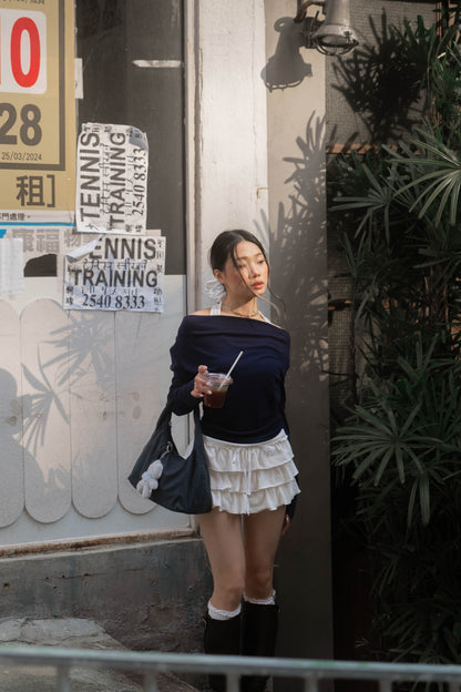 [ 🆕 Clean Fit ۶ৎ 氣質假兩件薄衫 ] States Layering Top - 4 colours