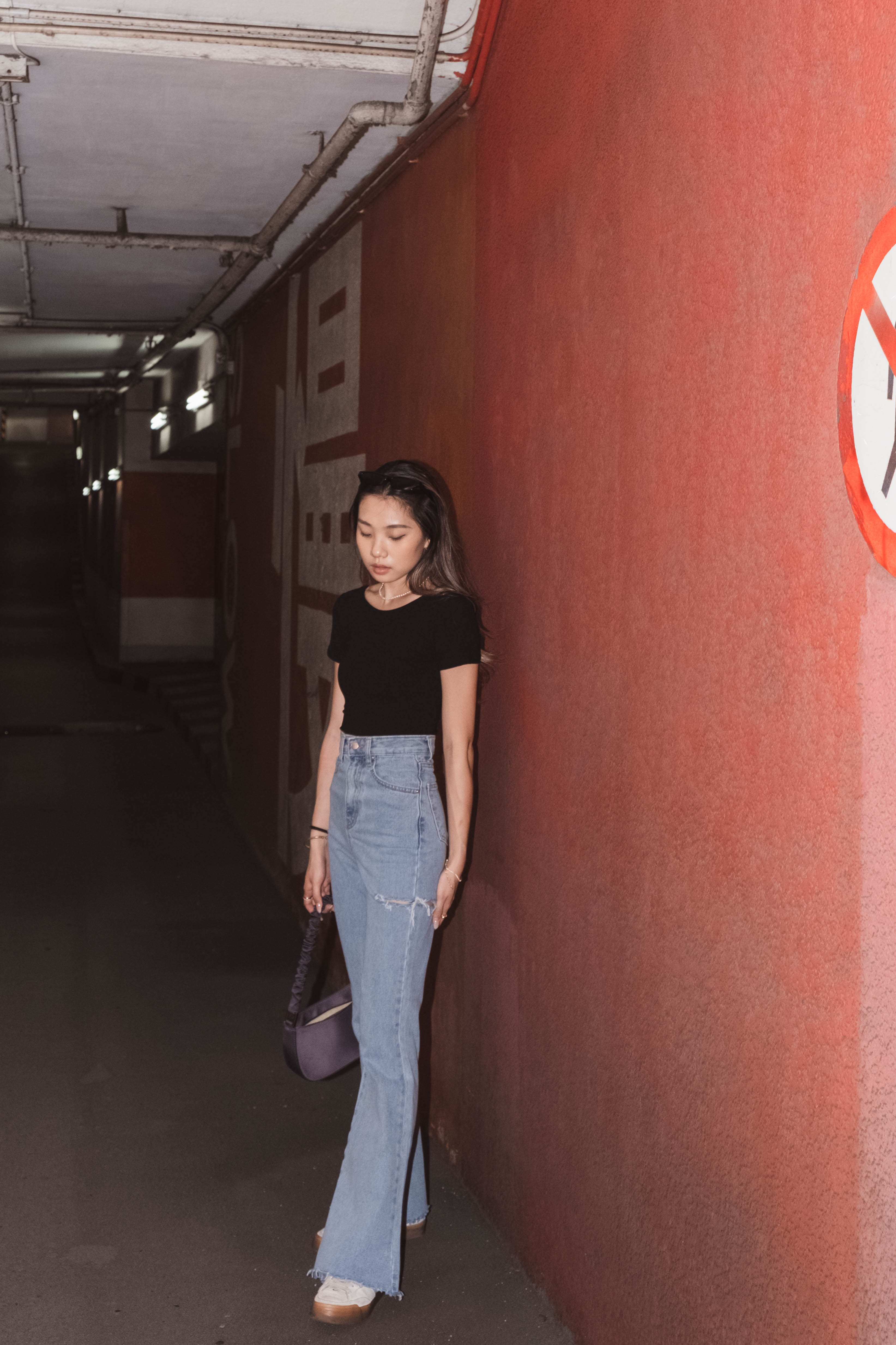 [ 極顯瘦牛仔! 顯身型 ] -5kg High-waist Skinny Flare Jeans