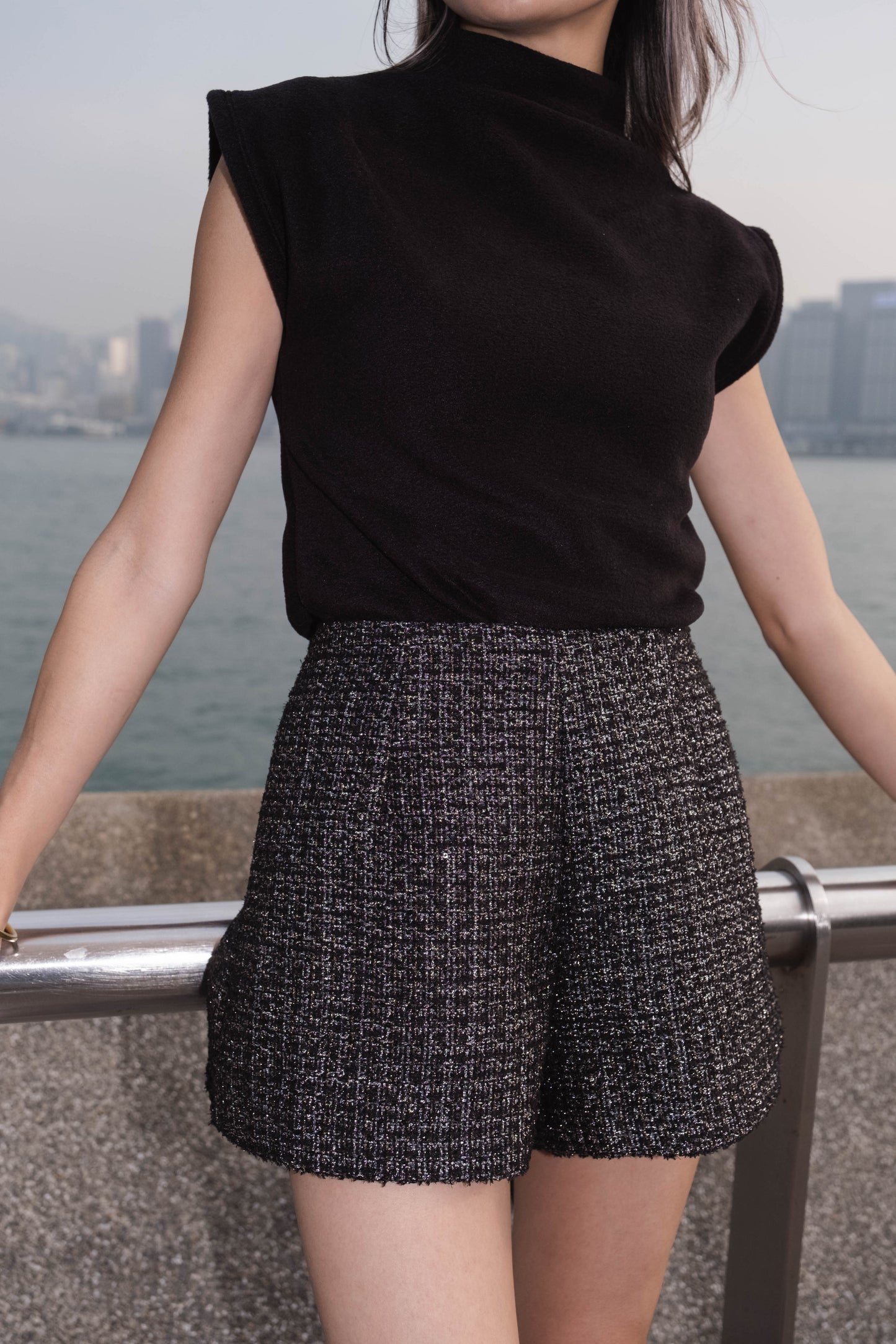 [ 靚要高調! 閃閃褲 ] Glitter Tweed Shorts - 2 colours