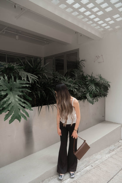 [ 🆕 歐美型格ִ ࣪𖤐.ᐟ 超顯瘦 低腰喇叭褲 ] Anna Low Waist Flare Slack Pants - 2 colours