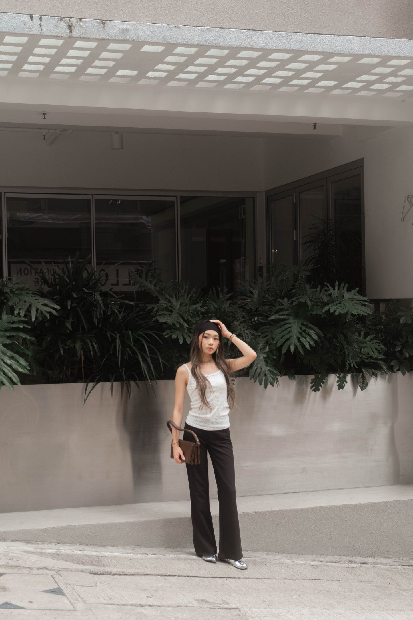 [ 🆕 歐美型格ִ ࣪𖤐.ᐟ 超顯瘦 低腰喇叭褲 ] Anna Low Waist Flare Slack Pants - 2 colours
