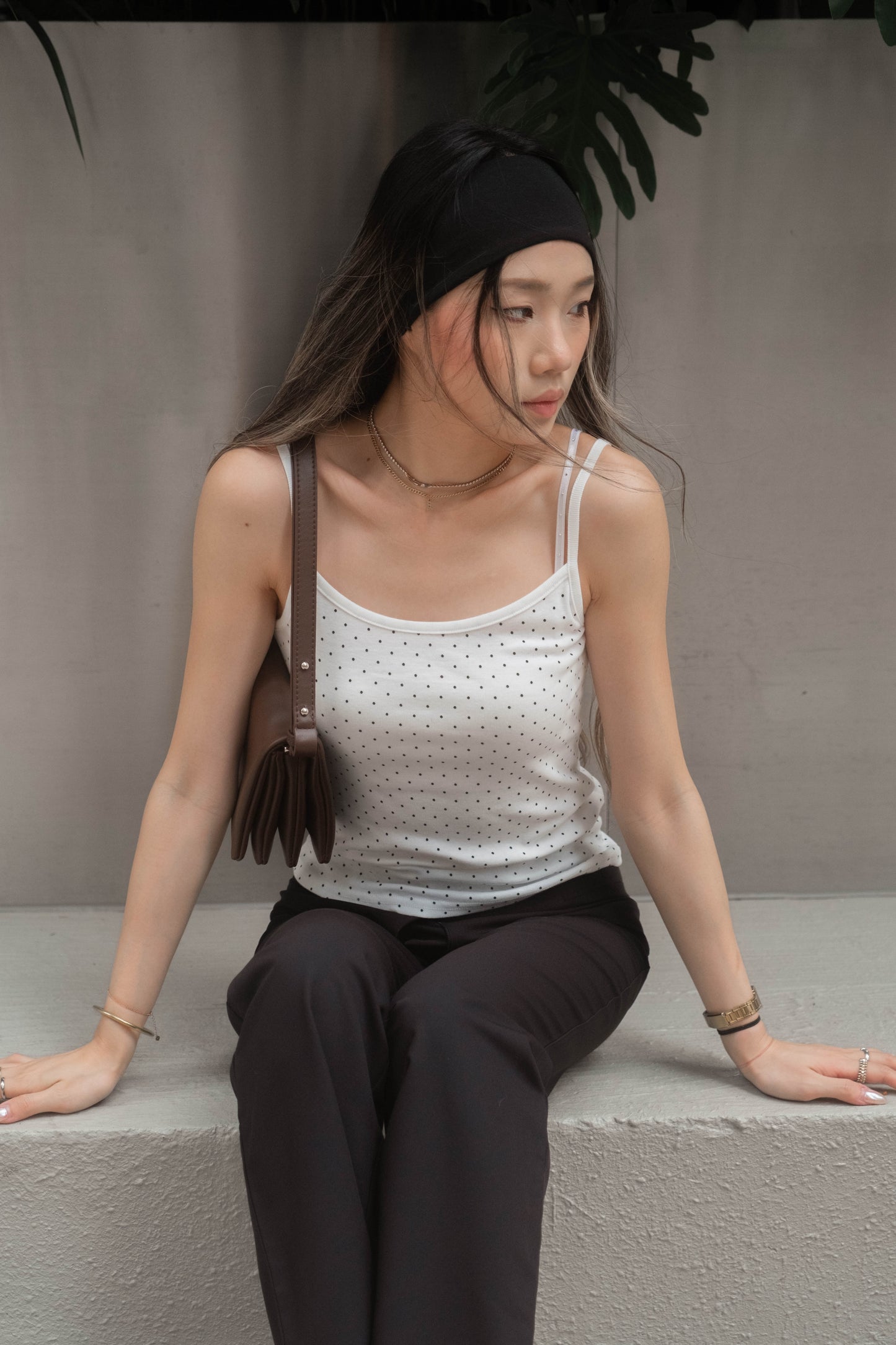 [ 🆕  super cute cute ⋆˚꩜｡ 小波點背心 ₊ ⊹ ] Polka Dot Cami - 5 colours