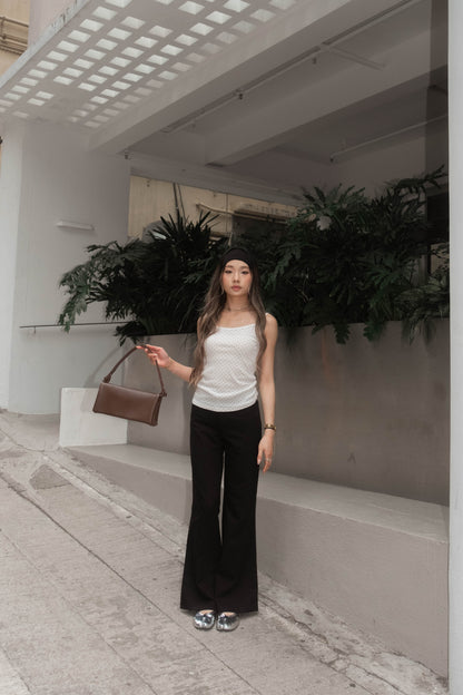 [ 🆕 歐美型格ִ ࣪𖤐.ᐟ 超顯瘦 低腰喇叭褲 ] Anna Low Waist Flare Slack Pants - 2 colours