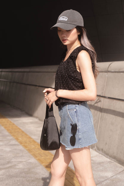 [ 韓國連線 🇰🇷 顯高~ 包臀彈性牛仔裙！] Inside Out Denim Skirt - Denim Blue