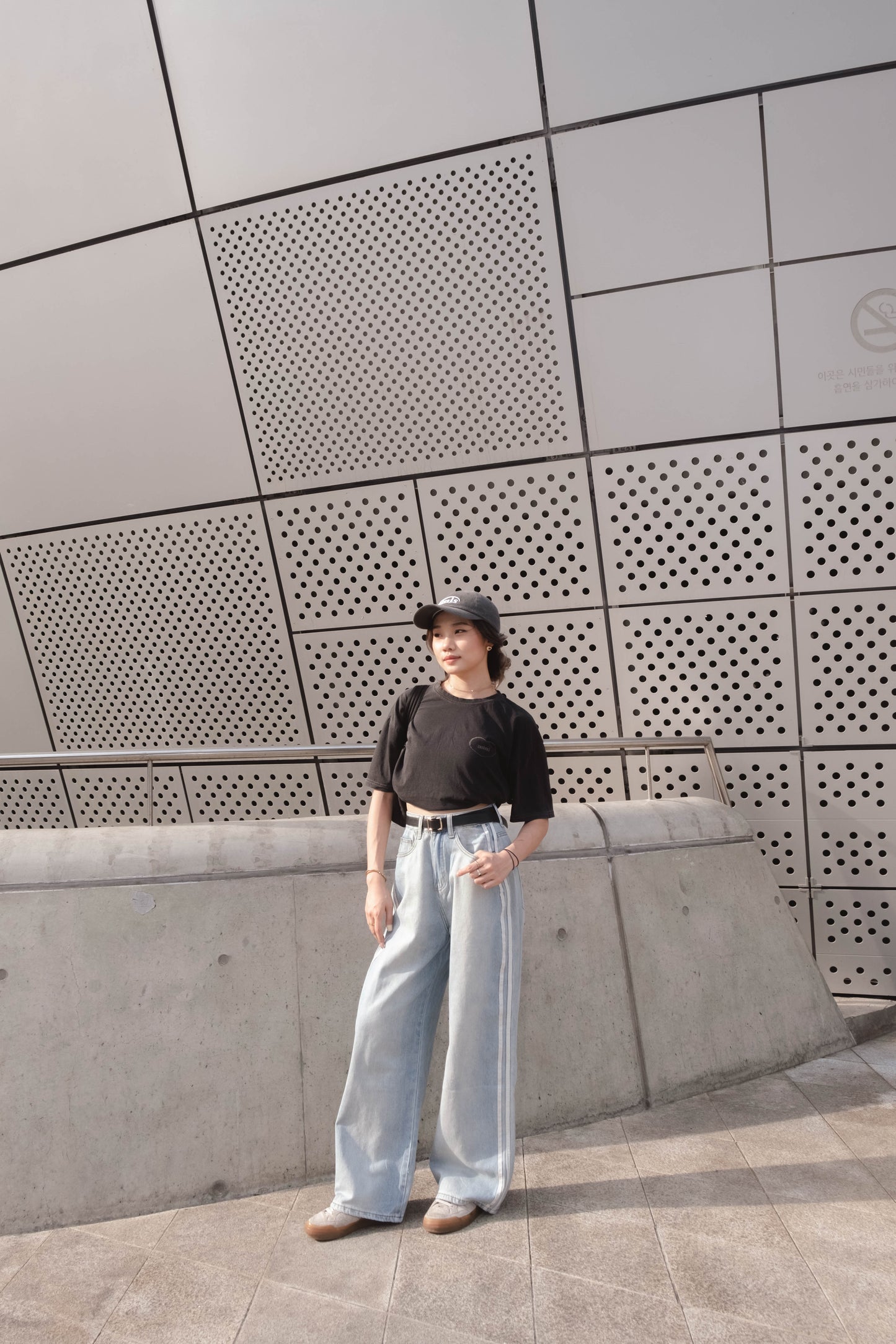 [ 韓國連線 🇰🇷 causal 寬鬆牛仔褲 ] Snazzy Straight Baggy Jeans