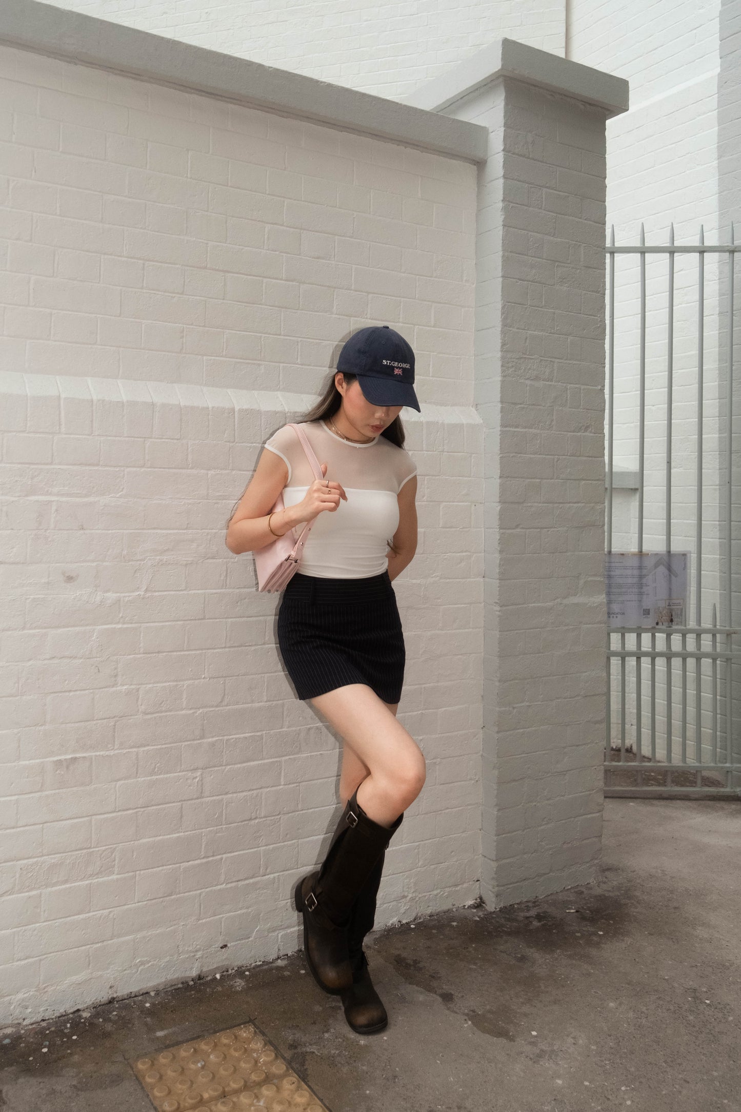 [ 🆕 簡約必備 𐙚⋆.˚ 直間短裙 ] Needa Mini Skirt Stripes - 2 colours