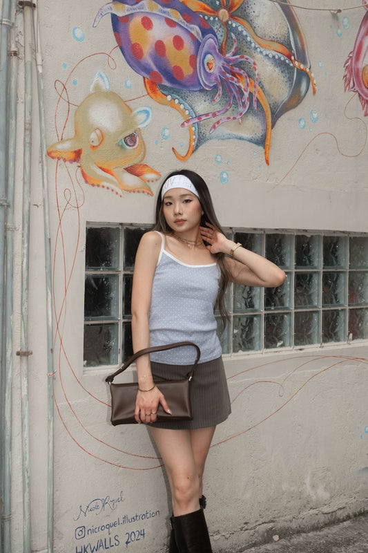 [ 🆕  super cute cute ⋆˚꩜｡ 小波點背心 ₊ ⊹ ] Polka Dot Cami - 5 colours