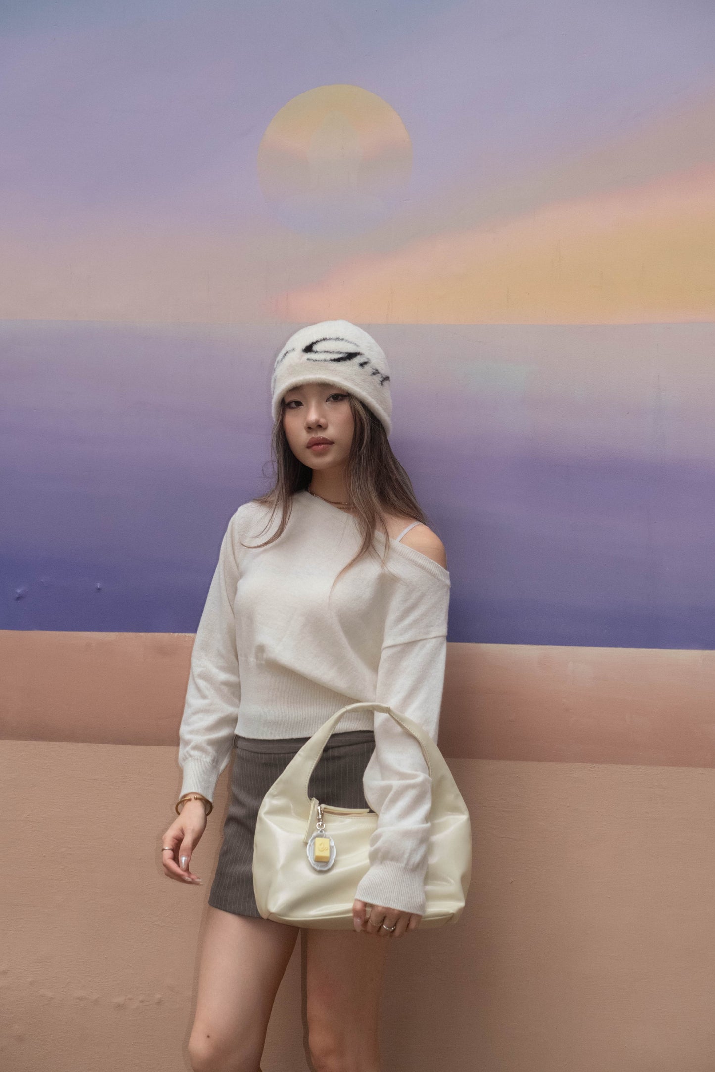 [ 🆕 軟淋淋~ 斜膊軟薄冷衫] Couch Sheer Sweater - 4 colours