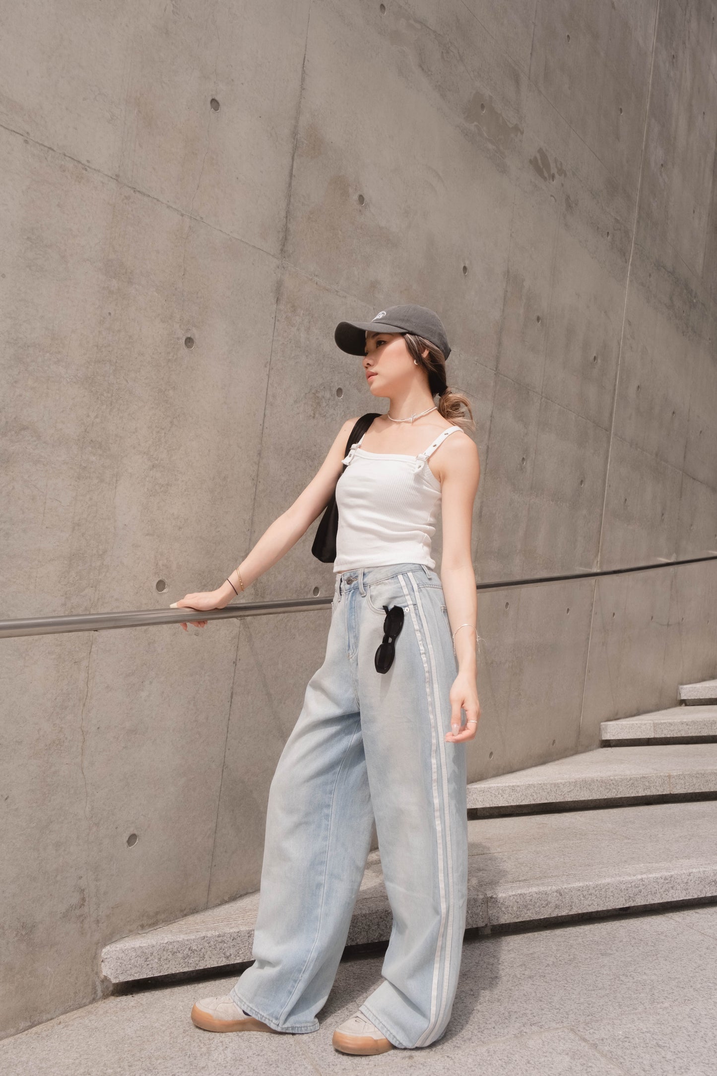 [ 韓國連線 🇰🇷 causal 寬鬆牛仔褲 ] Snazzy Straight Baggy Jeans