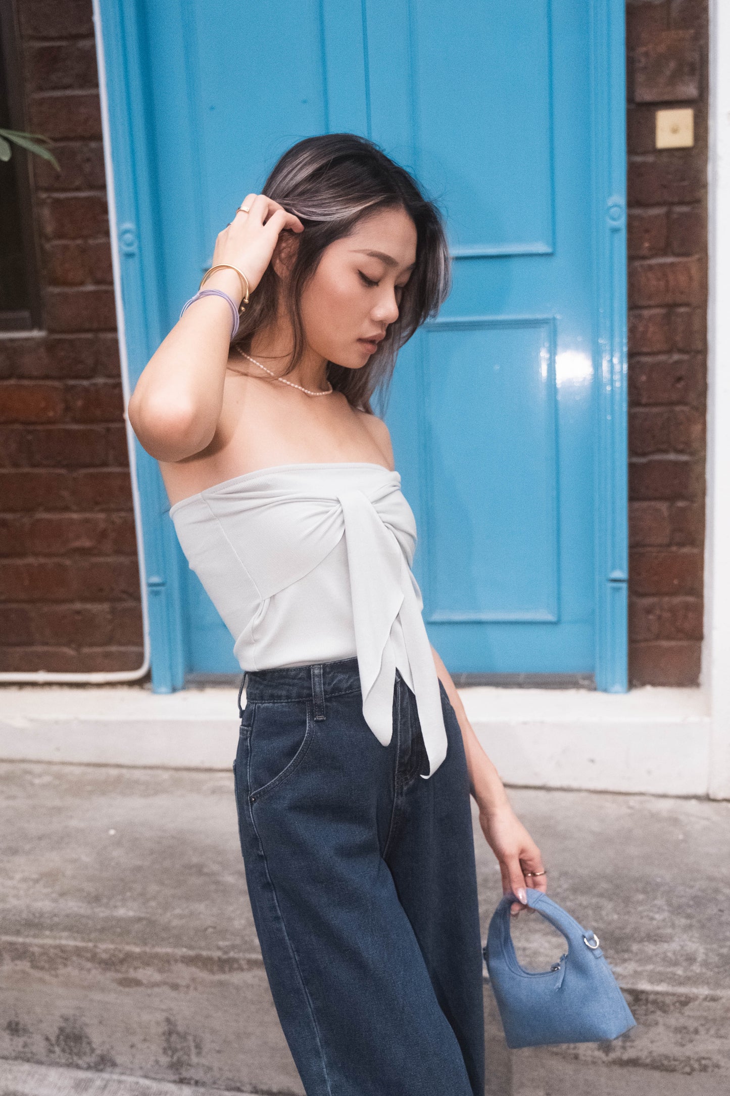 [ 軟熟配搭小單品~] Soft To Layer Big Ribbon Tube Top - 6 colours