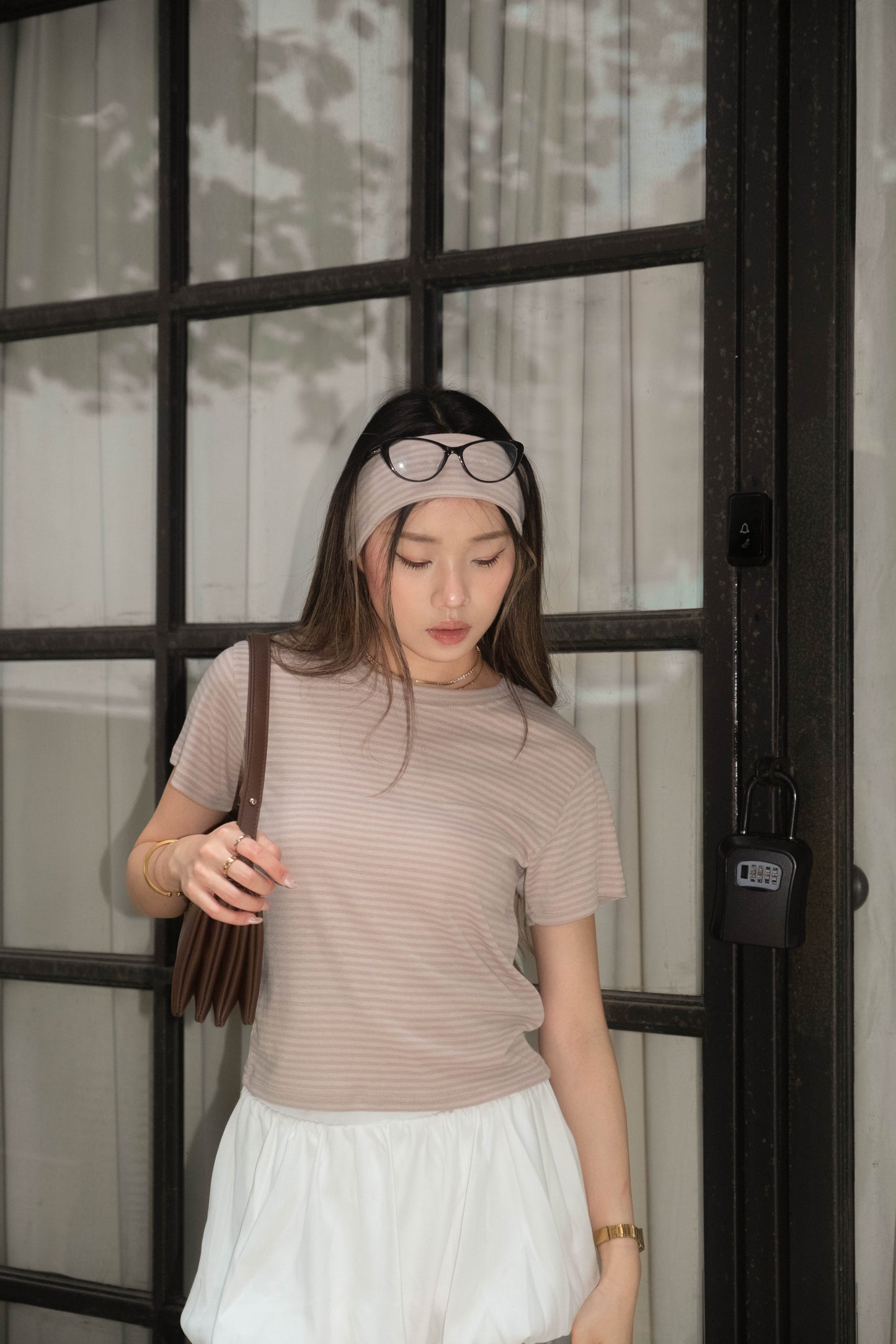 [ 🆕 柔軟日著 tee (連頭帶) ] Daily Tee With Headband - 2 colours