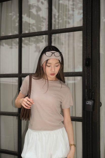 [ 🆕 柔軟日著 tee (連頭帶) ] Daily Tee With Headband - 2 colours