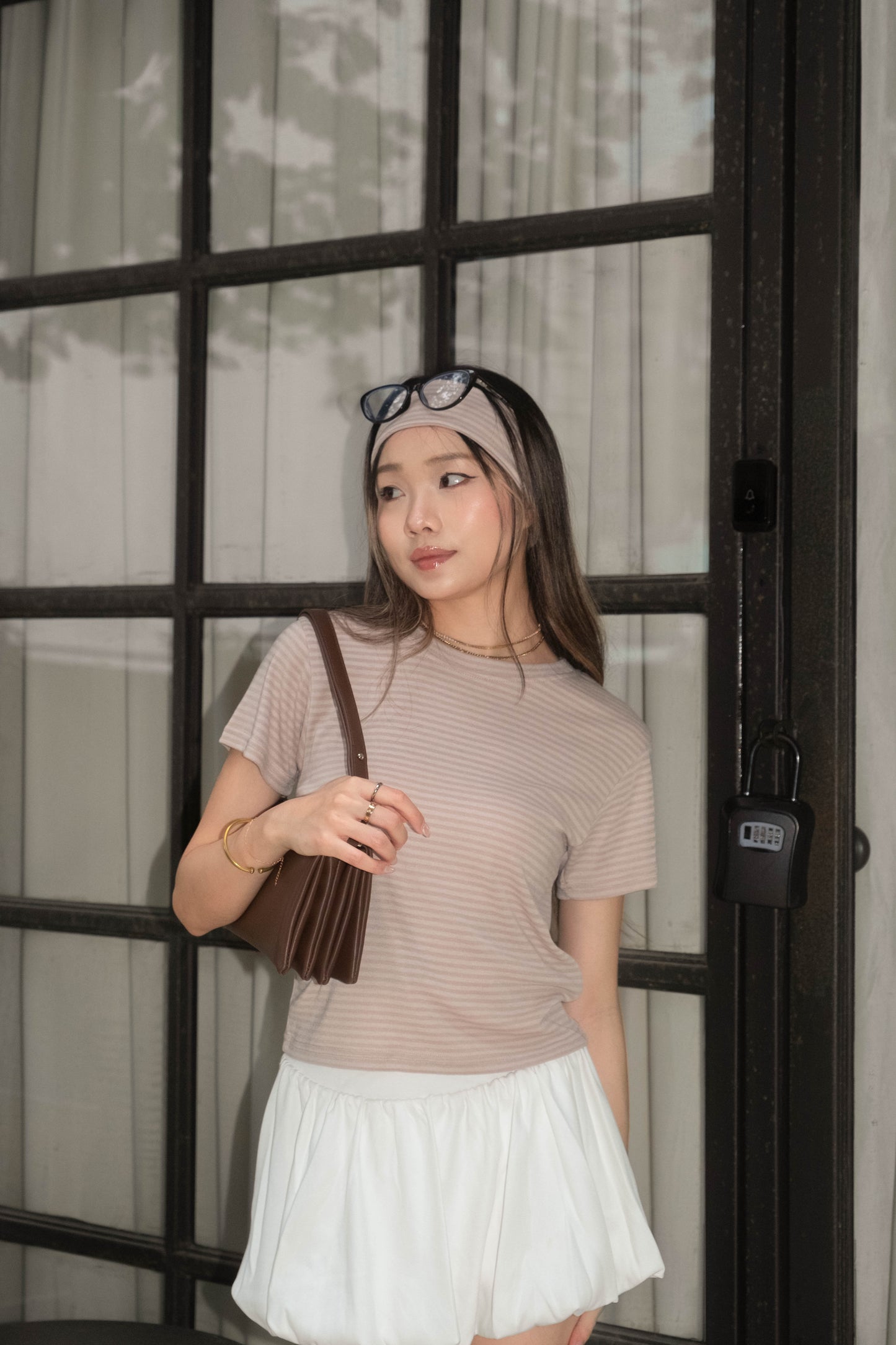 [ 🆕 柔軟日著 tee (連頭帶) ] Daily Tee With Headband - 2 colours