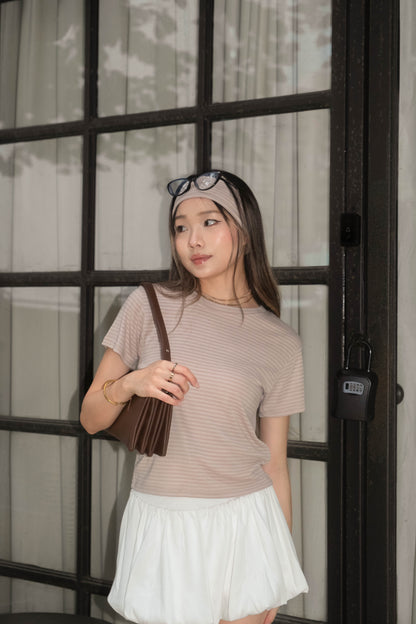 [ 🆕 柔軟日著 tee (連頭帶) ] Daily Tee With Headband - 2 colours