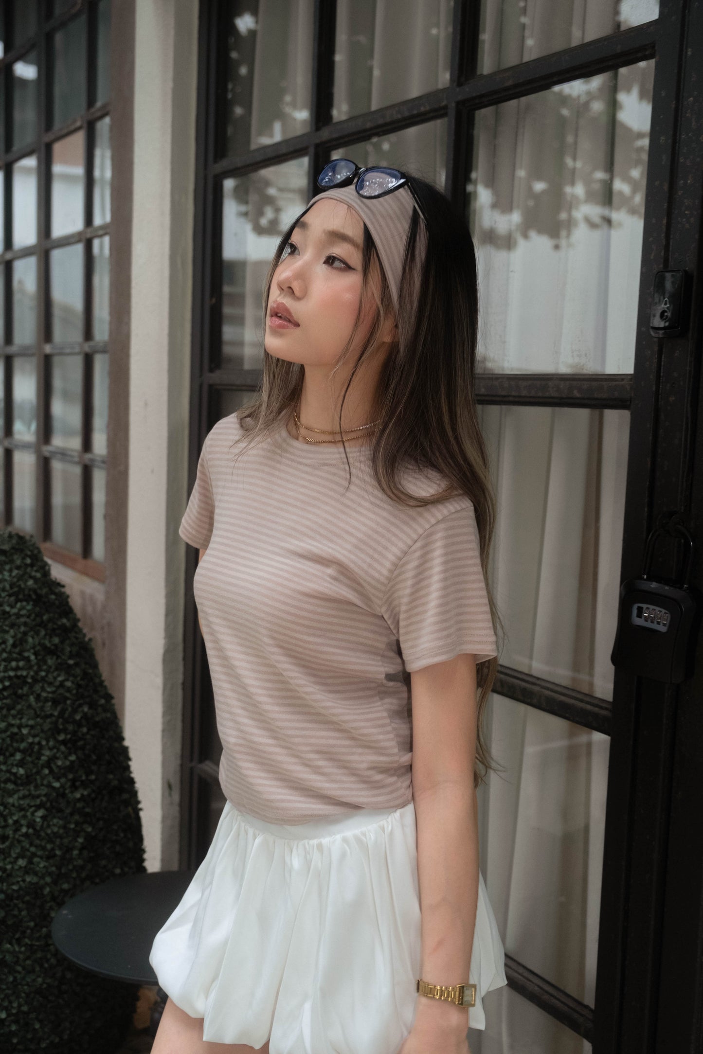 [ 🆕 柔軟日著 tee (連頭帶) ] Daily Tee With Headband - 2 colours