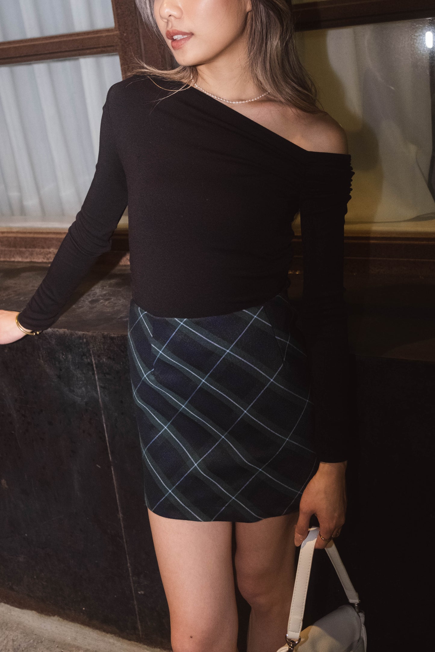 [ 復古歐美格仔短裙 ] Vintage College Checked Skirt