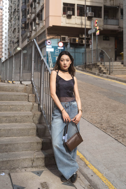 [ 🆕 極力推介!‧ ₊˚🎧⊹♡ 鬆弛感型爆直筒爛牛] Laid-back Ripped Jeans Straight