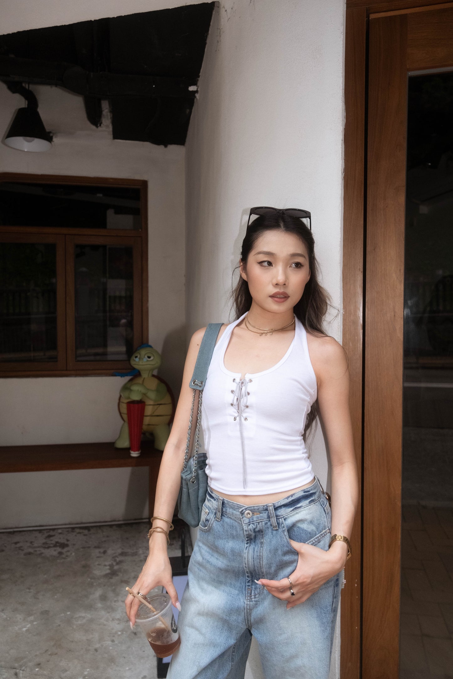 [ 🆕 型格性感 ✰ ✰ ✰ 綁帶露背 top ] Ada's Backless Tank - 3 colours