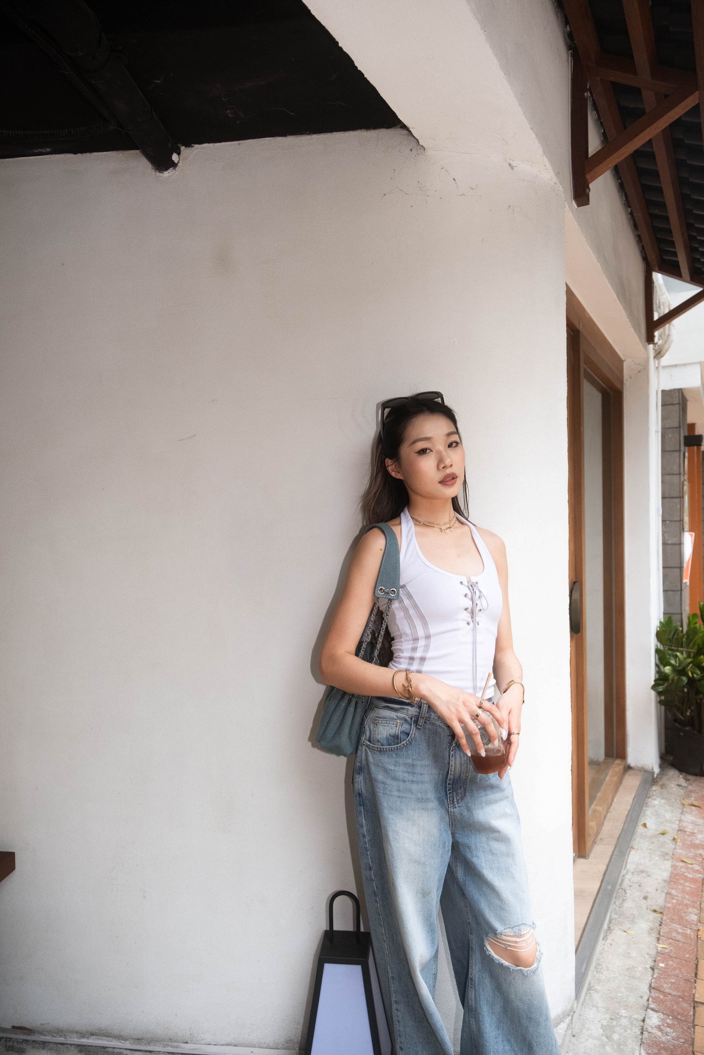 [ 🆕 型格性感 ✰ ✰ ✰ 綁帶露背 top ] Ada's Backless Tank - 3 colours