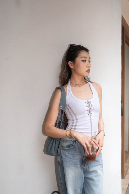 [ 🆕 型格性感 ✰ ✰ ✰ 綁帶露背 top ] Ada's Backless Tank - 3 colours