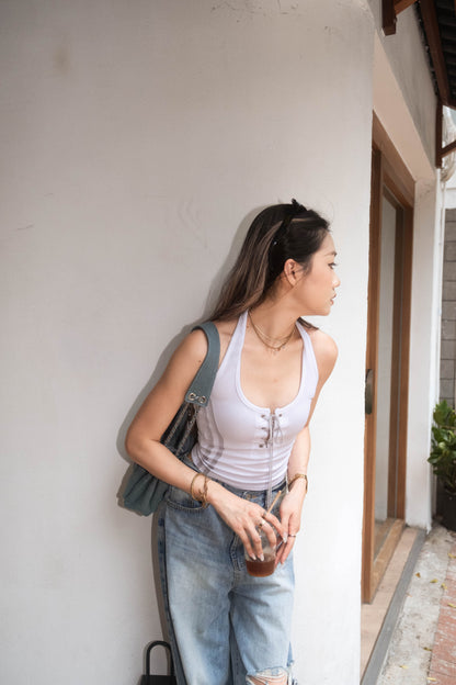 [ 🆕 型格性感 ✰ ✰ ✰ 綁帶露背 top ] Ada's Backless Tank - 3 colours