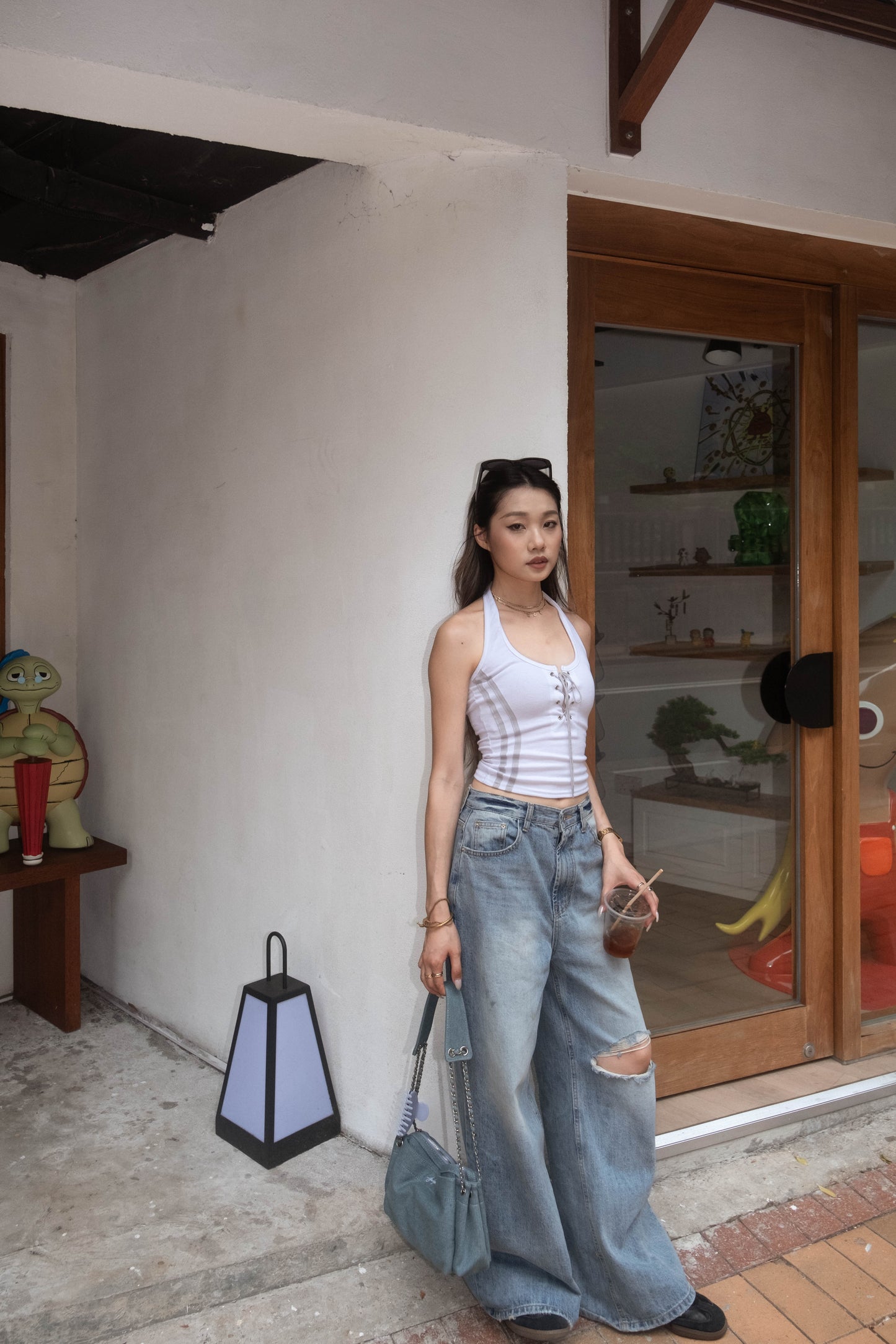 [ 🆕 型格性感 ✰ ✰ ✰ 綁帶露背 top ] Ada's Backless Tank - 3 colours