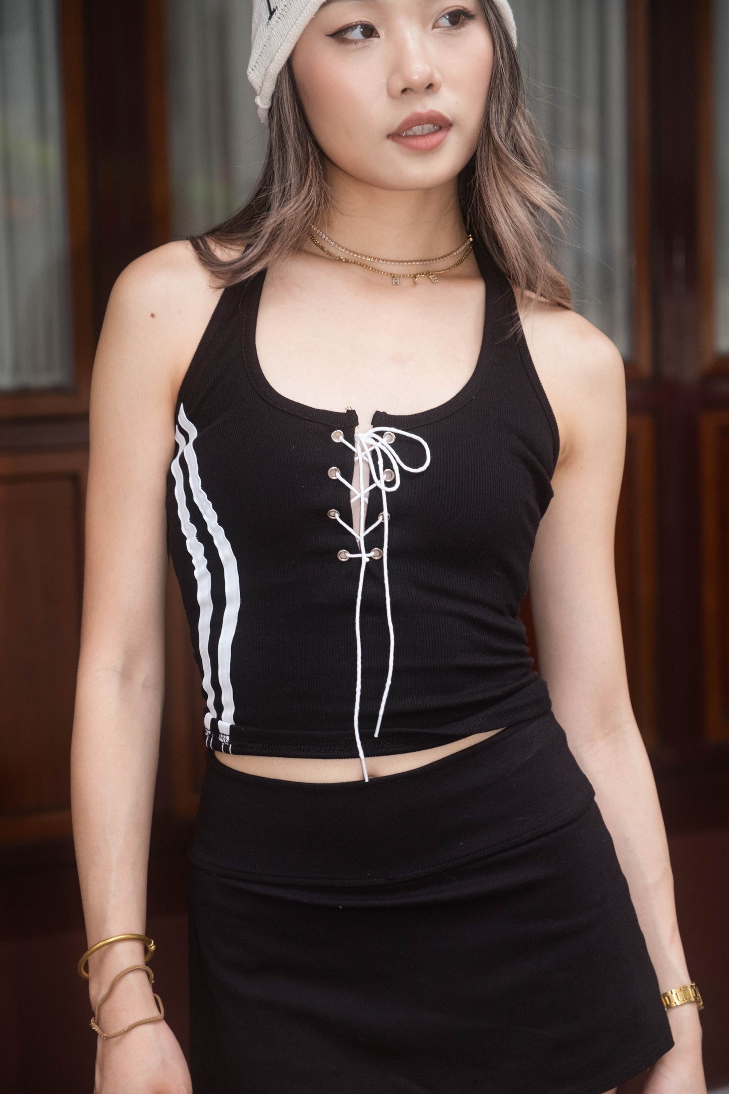 [ 🆕 型格性感 ✰ ✰ ✰ 綁帶露背 top ] Ada's Backless Tank - 3 colours