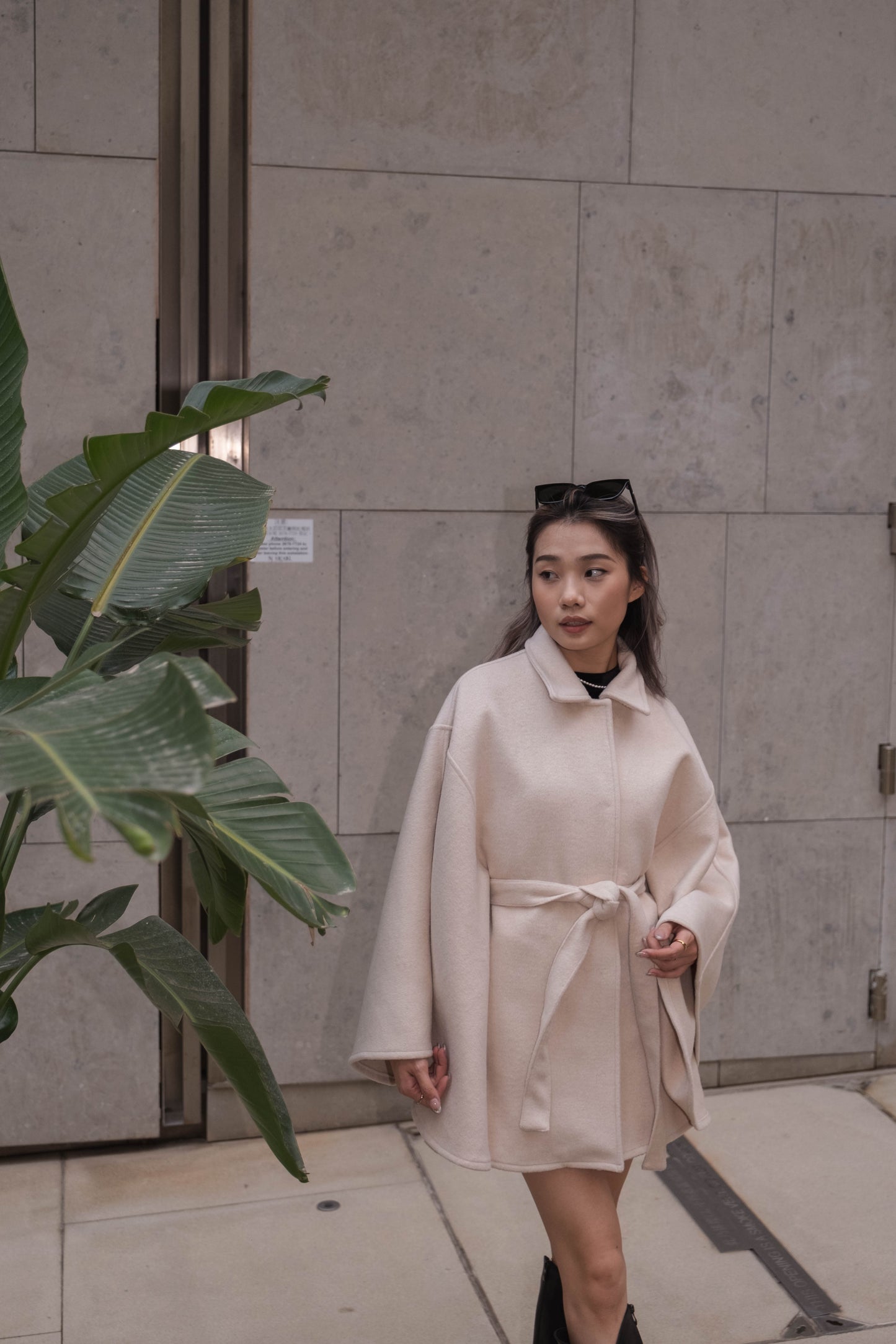 [高質之最! 美麗諾羊毛斗篷外套] Merino Wool Cape Coat - 2 colours