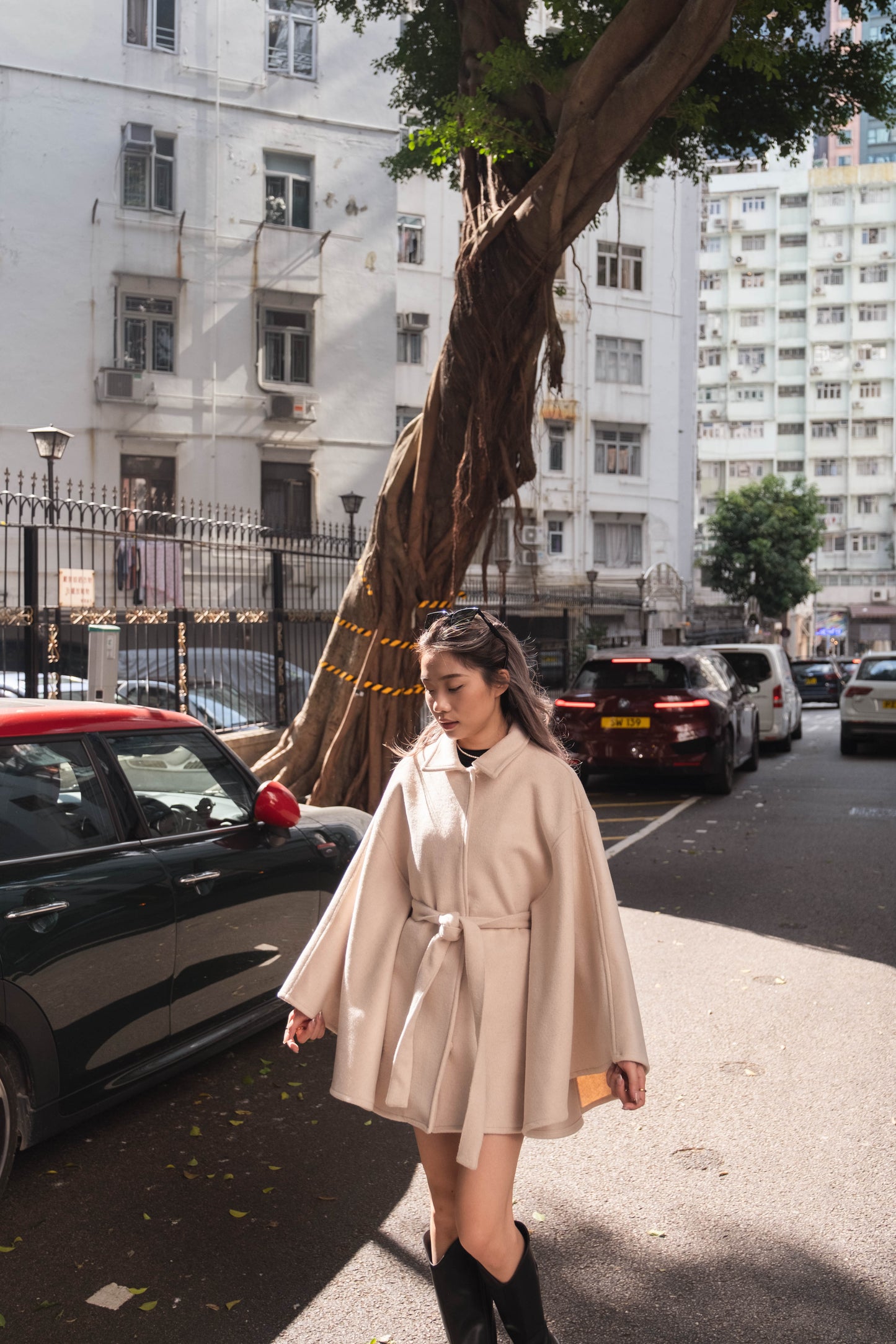 [高質之最! 美麗諾羊毛斗篷外套] Merino Wool Cape Coat - 2 colours