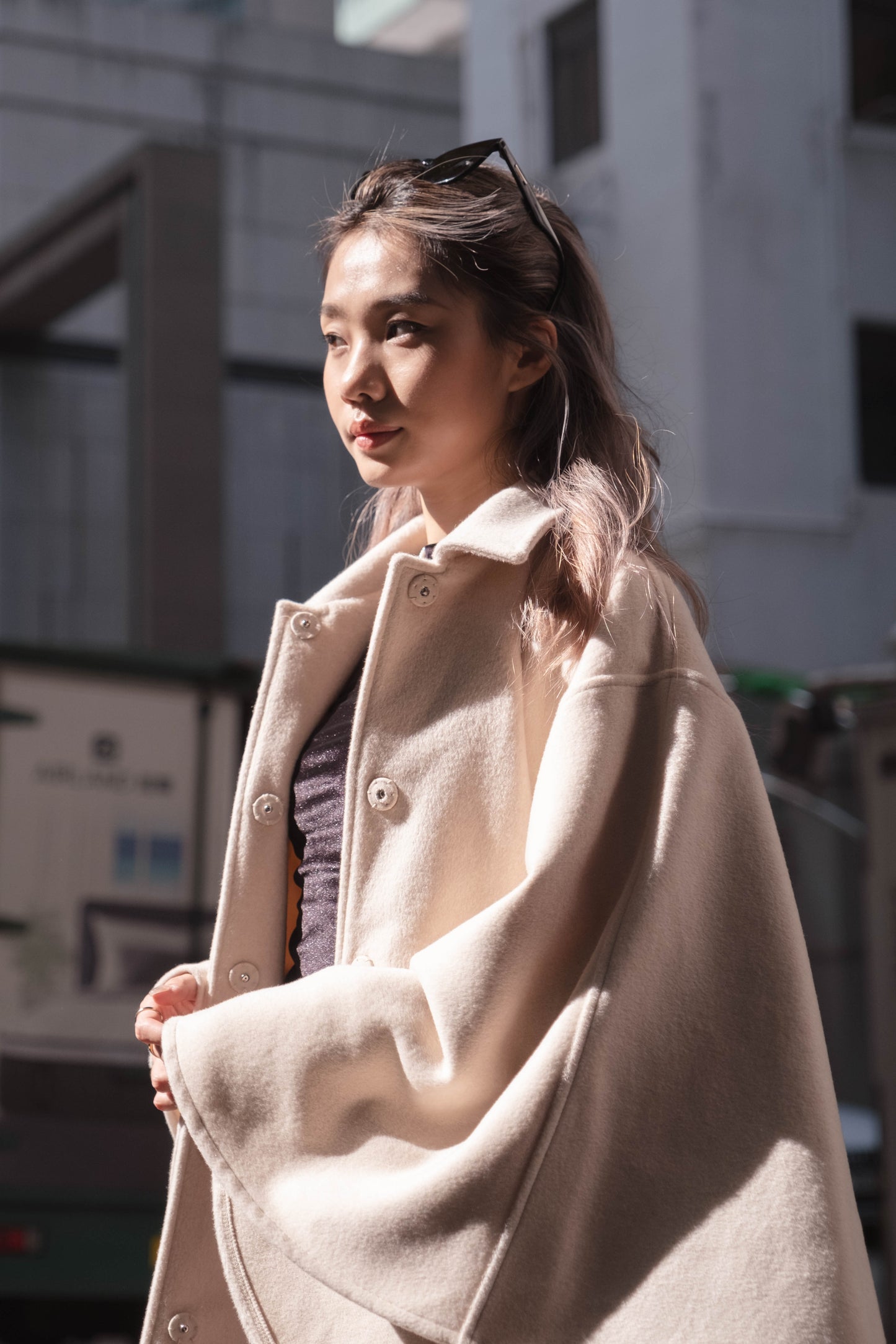 [高質之最! 美麗諾羊毛斗篷外套] Merino Wool Cape Coat - 2 colours