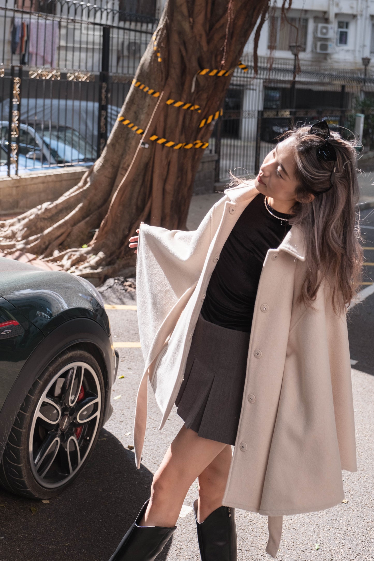 [高質之最! 美麗諾羊毛斗篷外套] Merino Wool Cape Coat - 2 colours