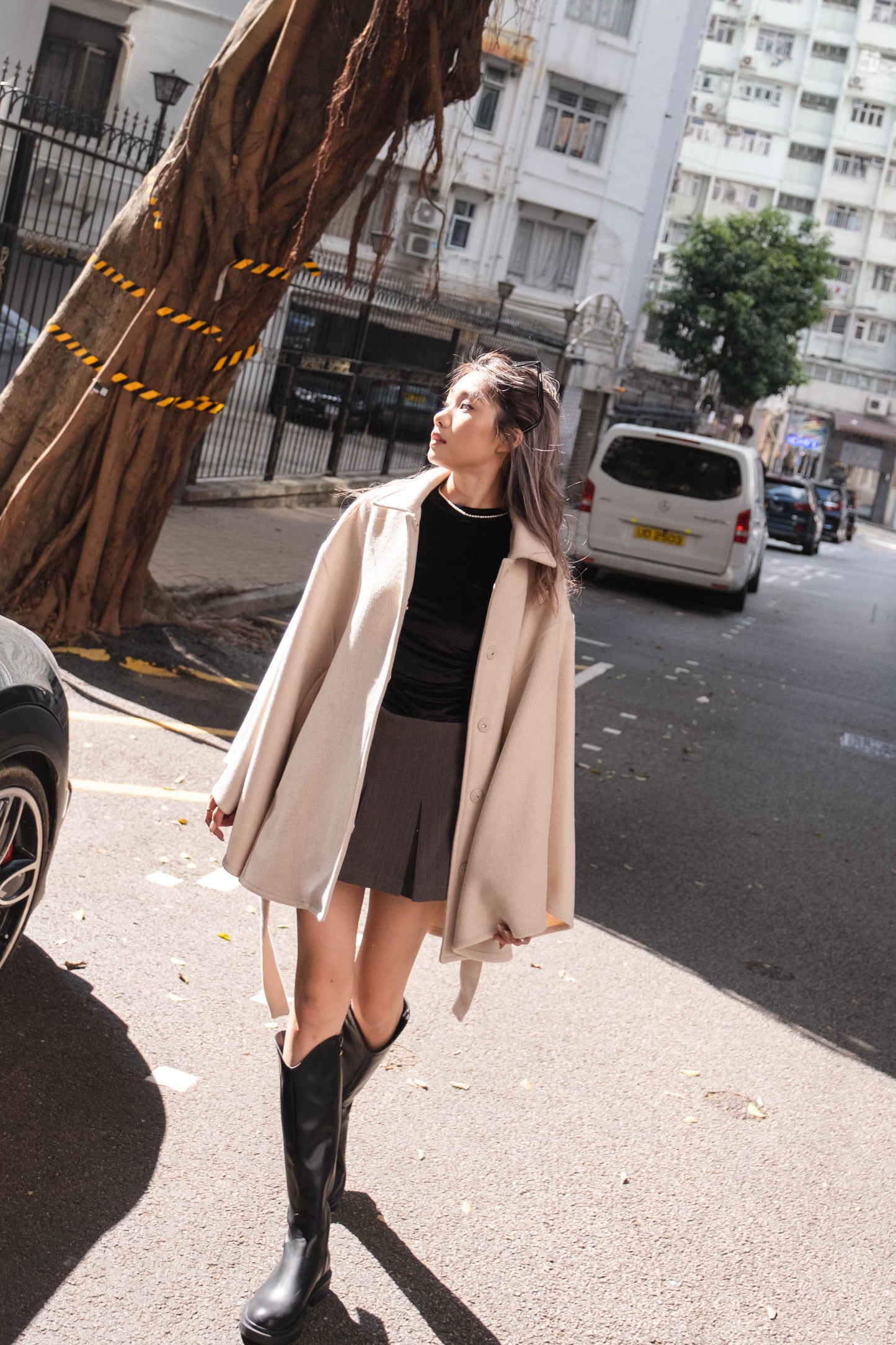 [高質之最! 美麗諾羊毛斗篷外套] Merino Wool Cape Coat - 2 colours