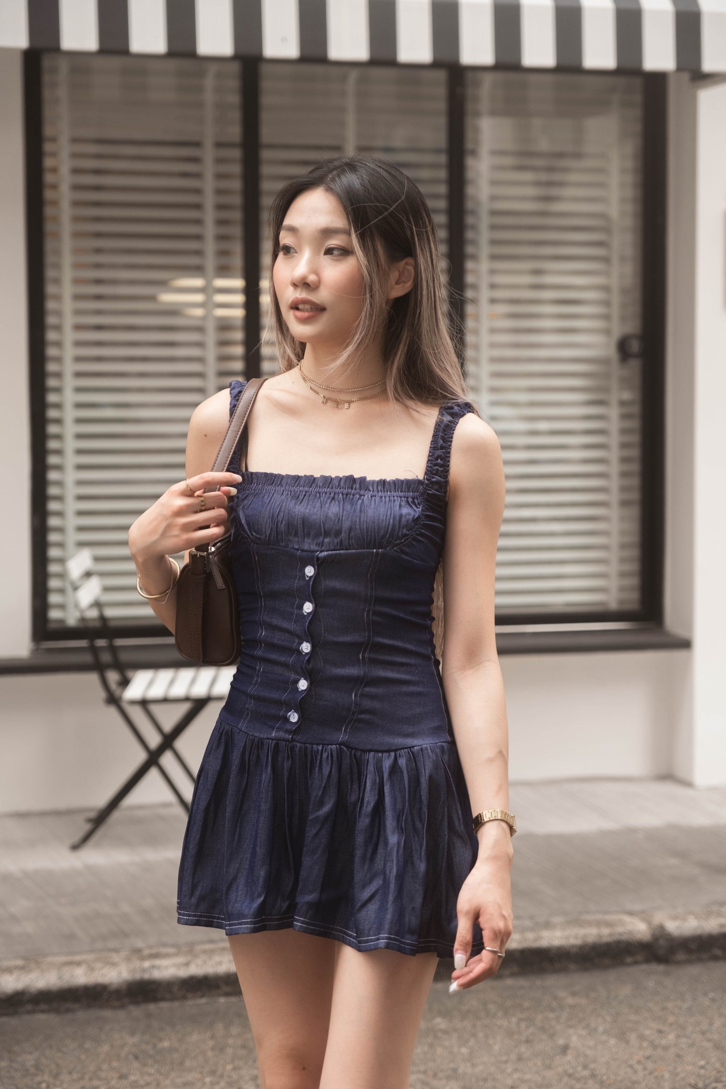 [ 歐美復古牛仔短裙 ] Cottage Cowgirl Dress