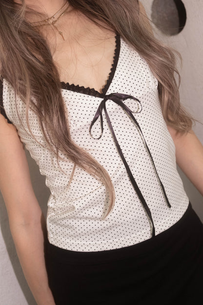 [ 本月新品 🆕 波點熱潮來襲!! ] Polka Dot Cami - 3 colours