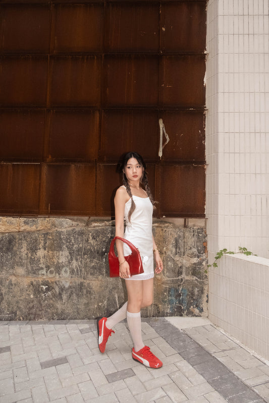 [ 本月新品 🆕 綁繩露背✨連身短裙 ] Urban Backless Dress - 2 colours